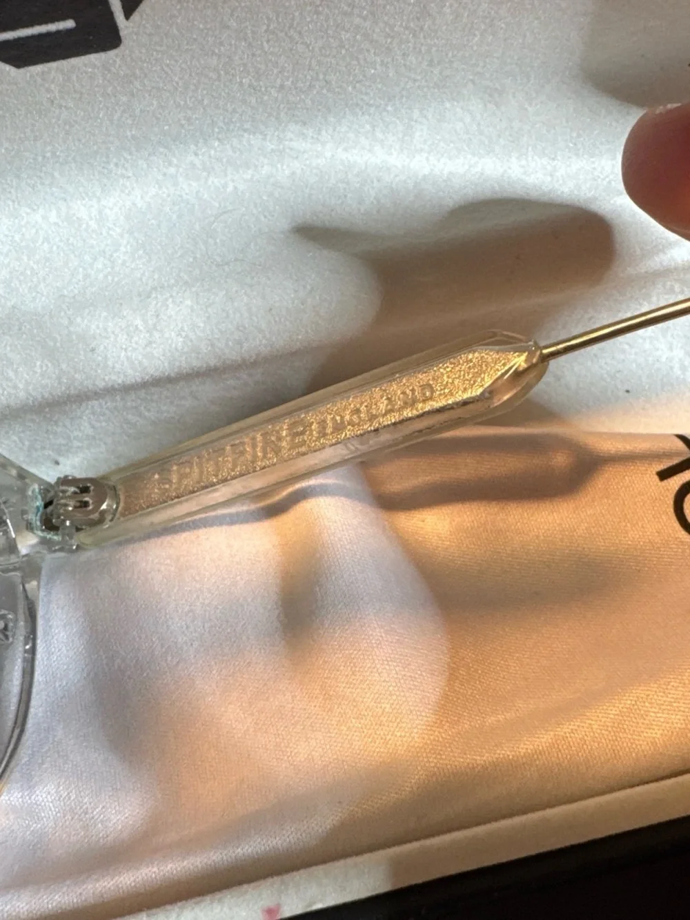 Celine Clear Frame Round Sunglasses with Black Lenses - Women